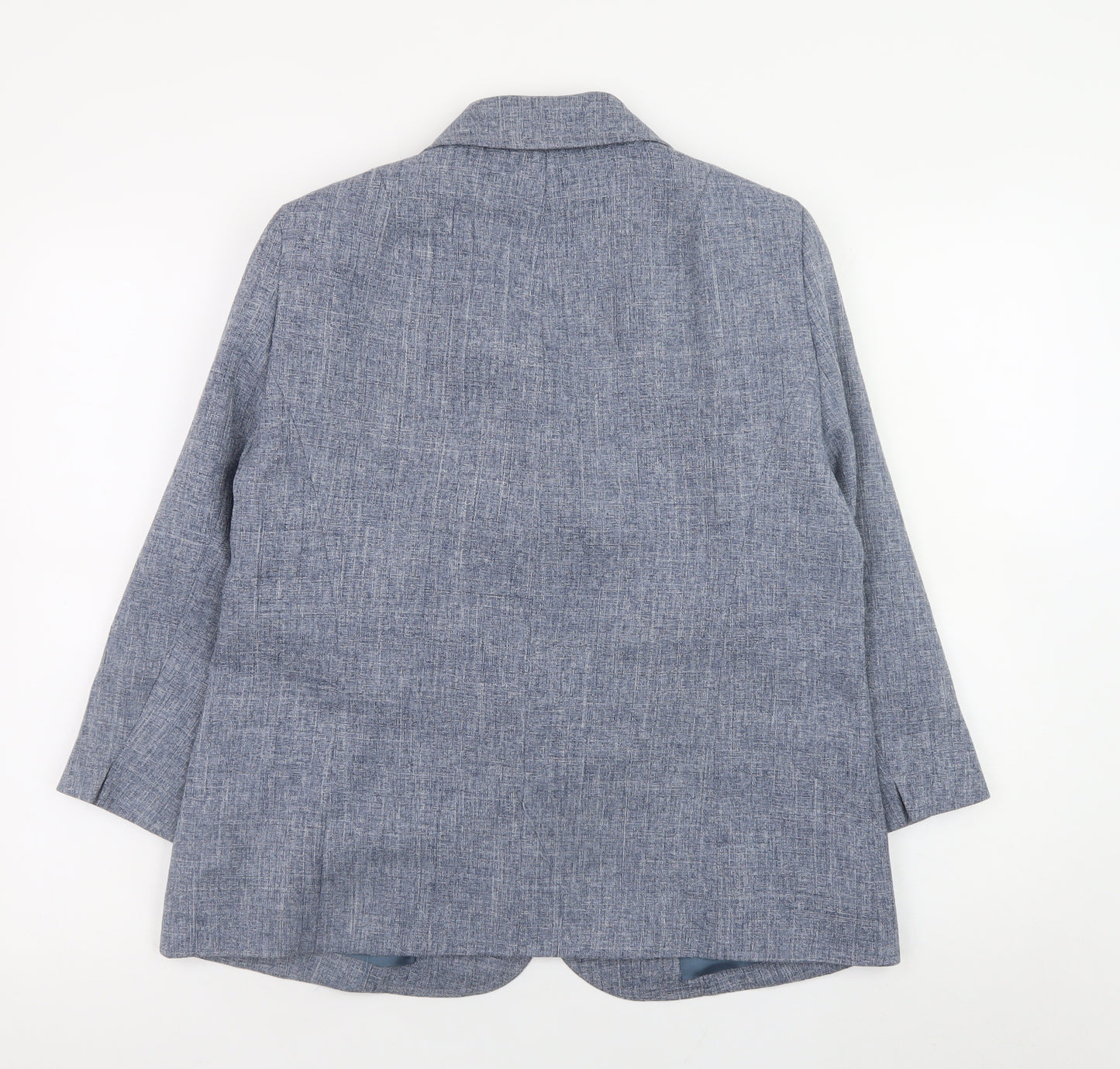 Cotswold Collections Women Blue Size 14 Classic Blazer Jacket
