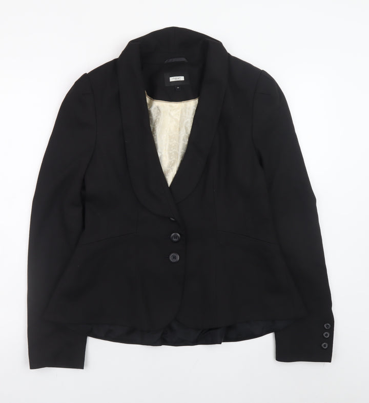Next Women’s Black Blazer Size 14 Classic Formal Work Jacket