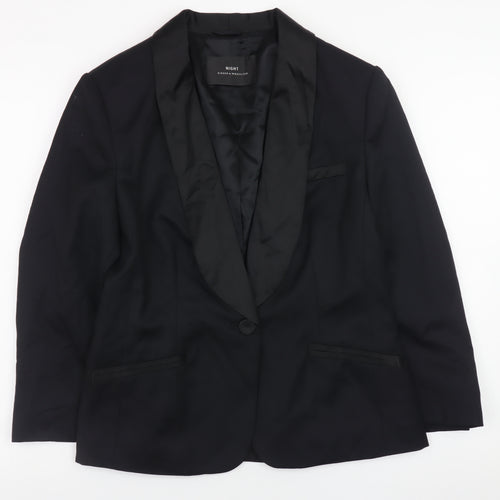 Birger et Mikkelsen Women’s Black Wool Blend Blazer Size 12