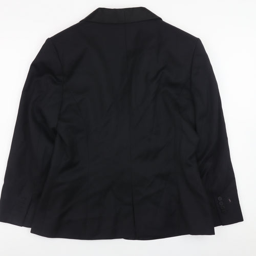 Birger et Mikkelsen Women’s Black Wool Blend Blazer Size 12