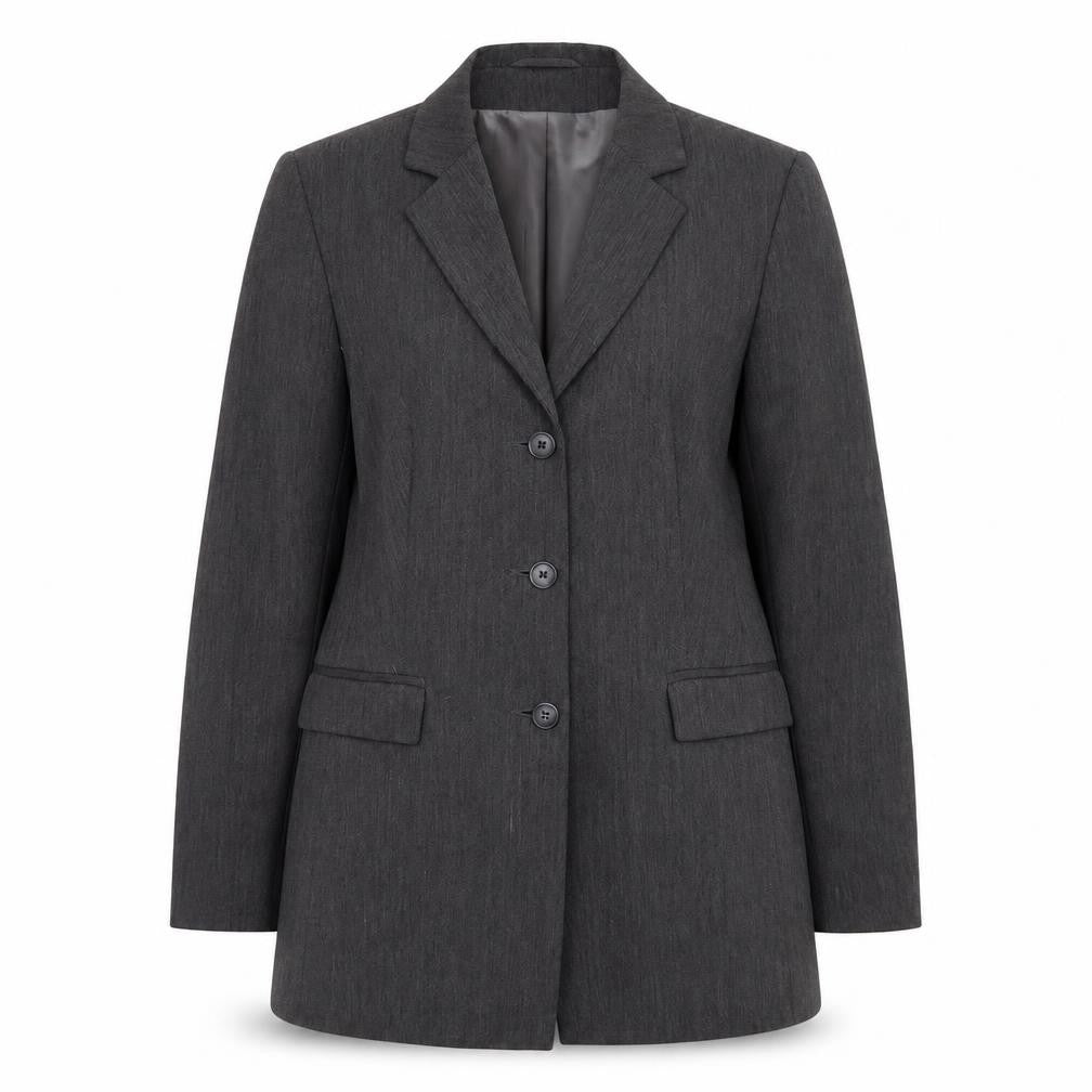 Dorothy Perkins Women Grey Size 12 Blazer Jacket Formal Workwear