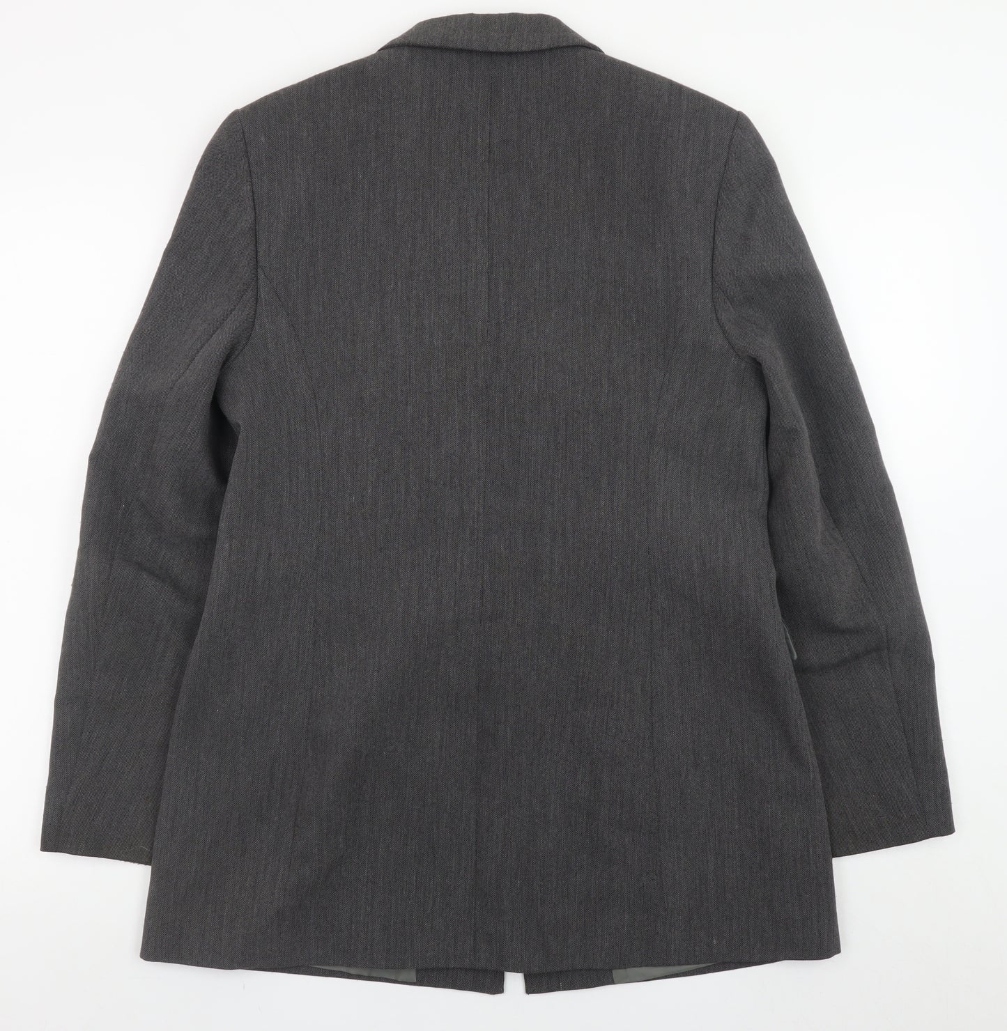 Dorothy Perkins Women Grey Size 12 Blazer Jacket Formal Workwear
