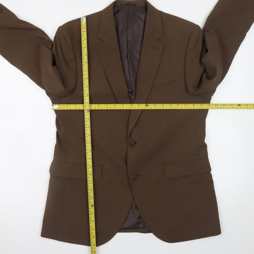 Burton Menswear London Men's Brown 42R Classic Blazer Jacket