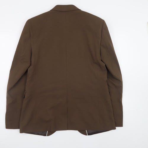 Burton Menswear London Men's Brown 42R Classic Blazer Jacket