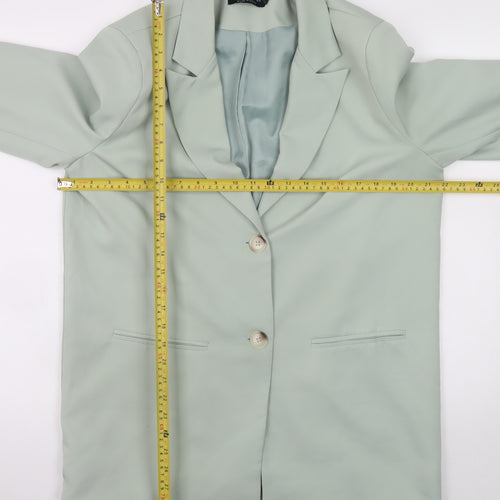 In The Style Women's Mint Green Blazer Jacket UK 14 Polyester Blend