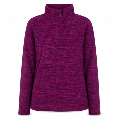 Mountain Warehouse Womens Purple 1/2 Zip Fleece Sweatshirt Size 12