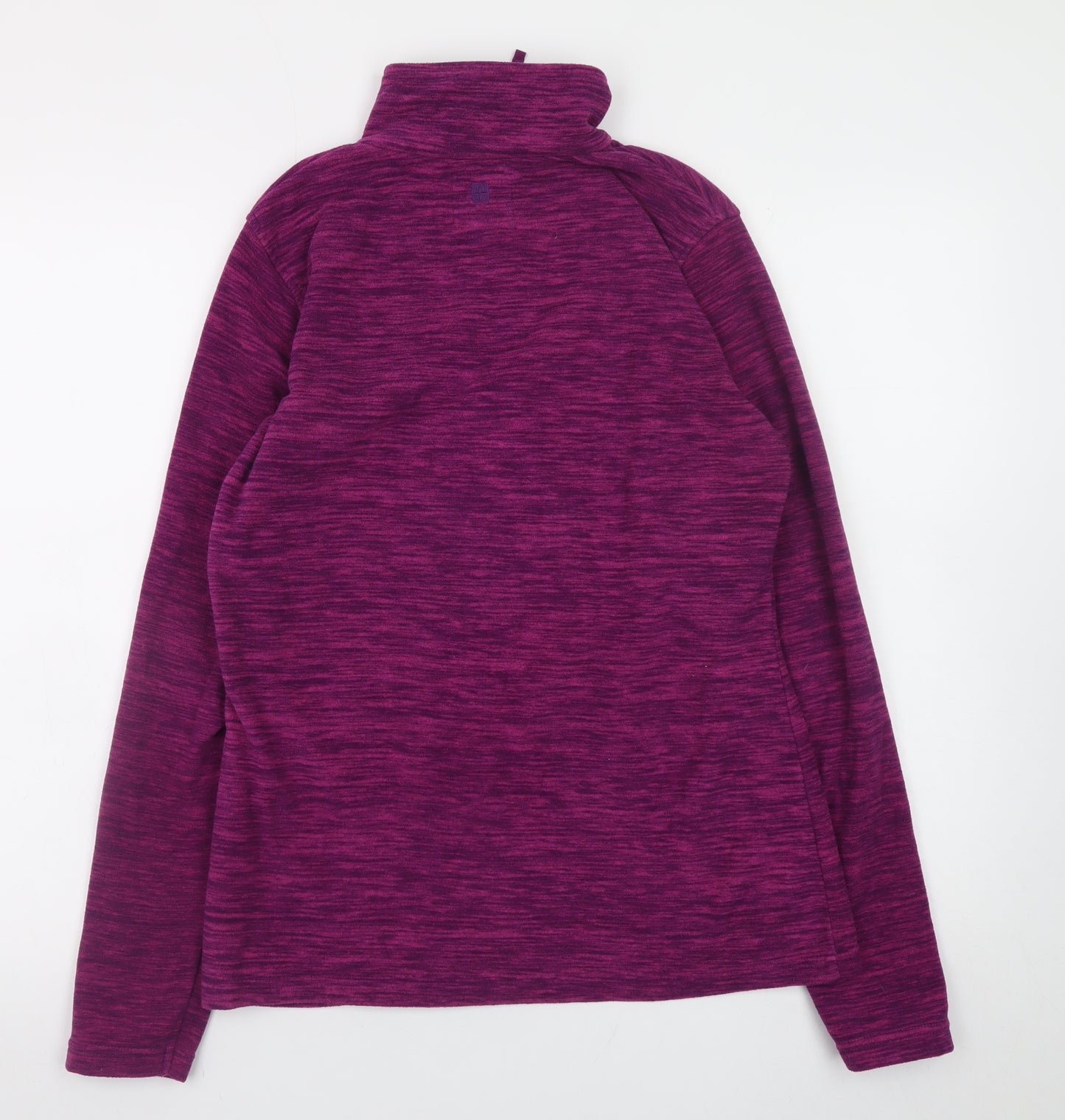 Mountain Warehouse Womens Purple 1/2 Zip Fleece Sweatshirt Size 12