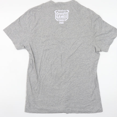 Reebok Men's Grey CrossFit Open 2020 Graphic Crew Neck T-Shirt Size M