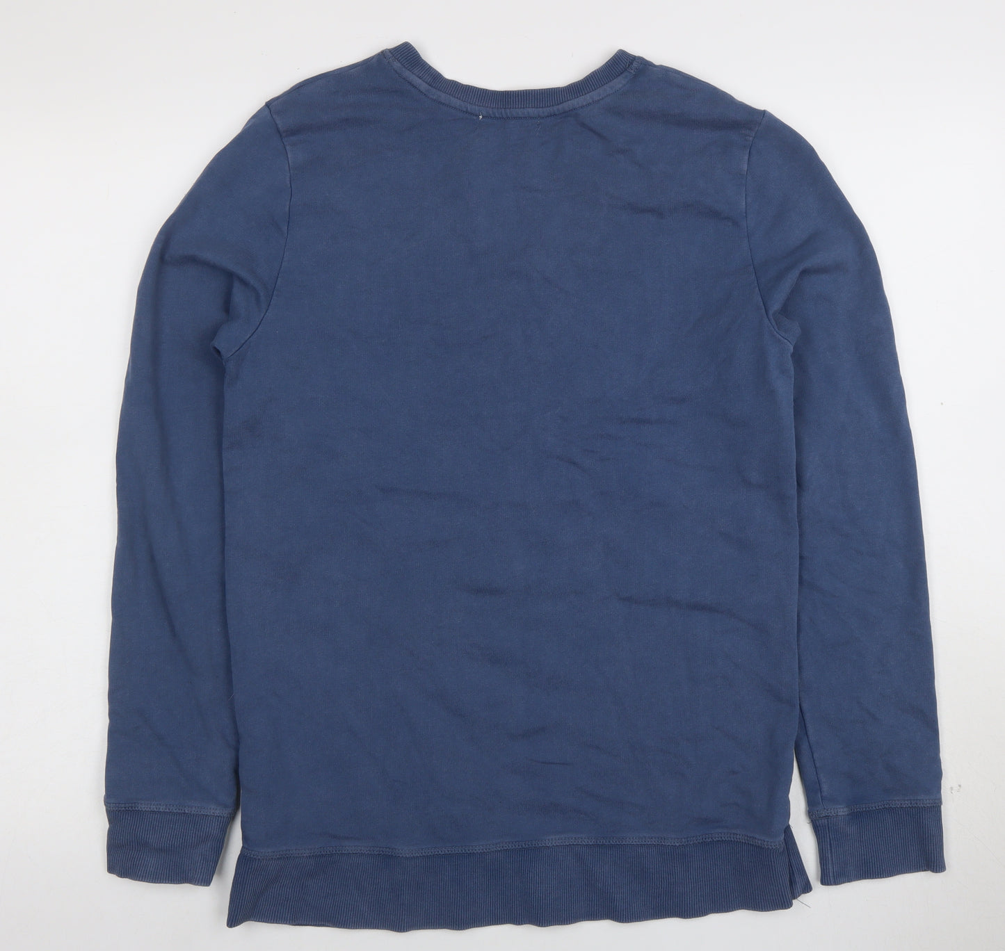 H&M Boys Blue Long Sleeve SKATE Sweatshirt Cotton Blend Size M