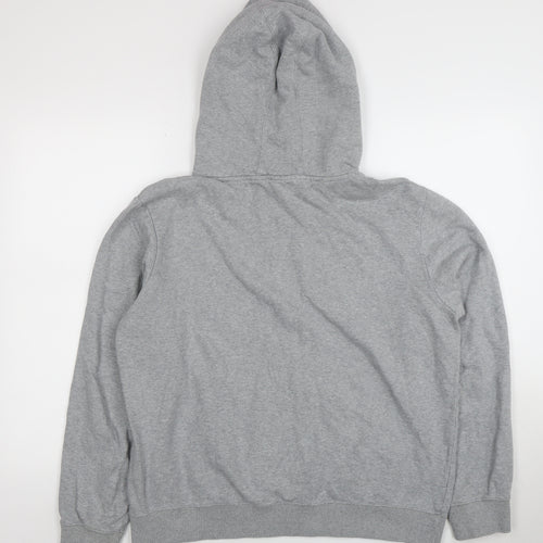 Champion Men's Grey XL Pullover Hoodie with Logo