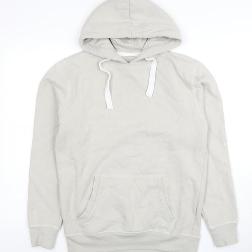 Rydale Men's Beige Pullover Hoodie Size S Cotton Blend Fleece