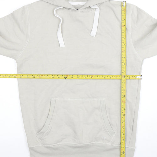 Rydale Men's Beige Pullover Hoodie Size S Cotton Blend Fleece