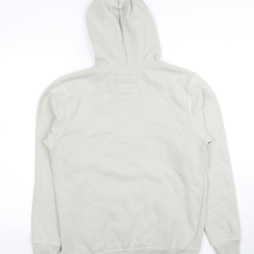 Rydale Men's Beige Pullover Hoodie Size S Cotton Blend Fleece