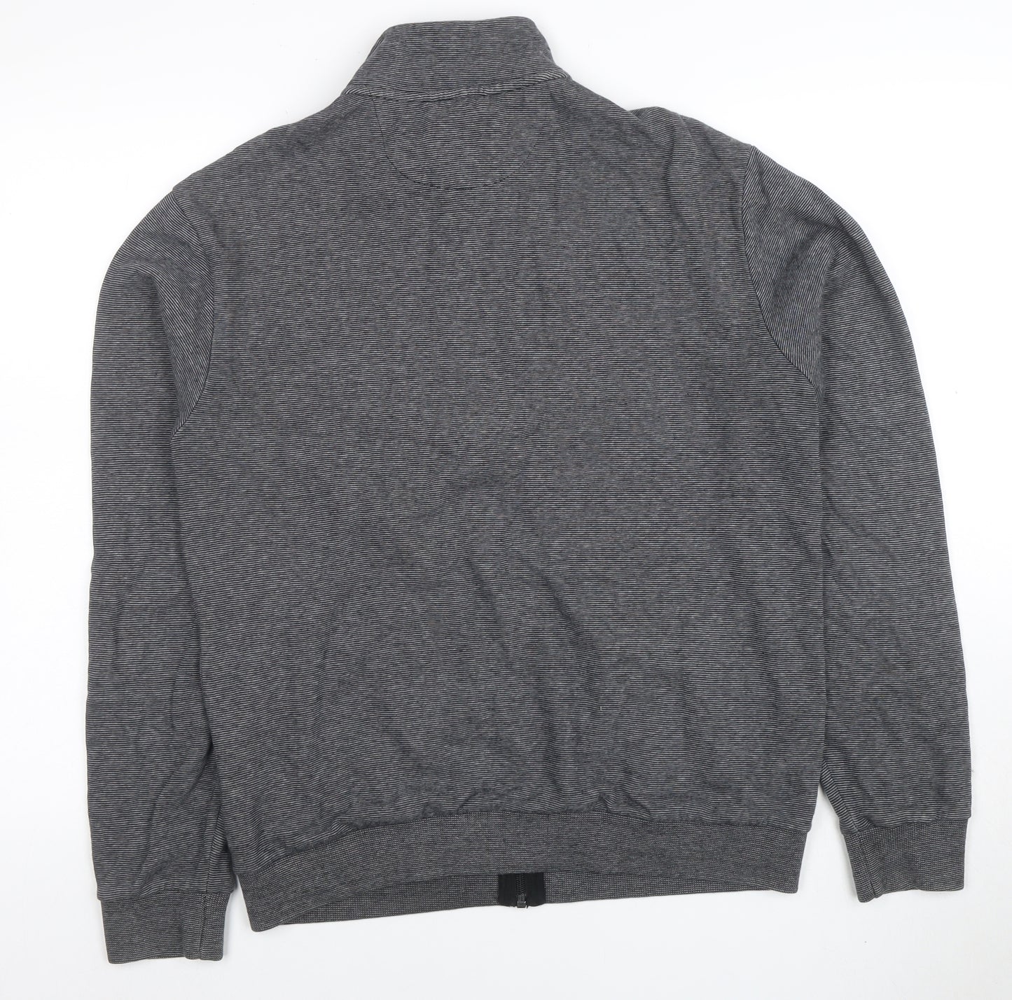Marks and Spencer Men's Grey Full Zip Sweatshirt Small Regular Fit