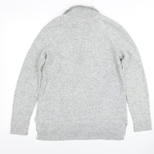 Tommy Hilfiger Men's Grey Half Zip Knit Jumper Size M