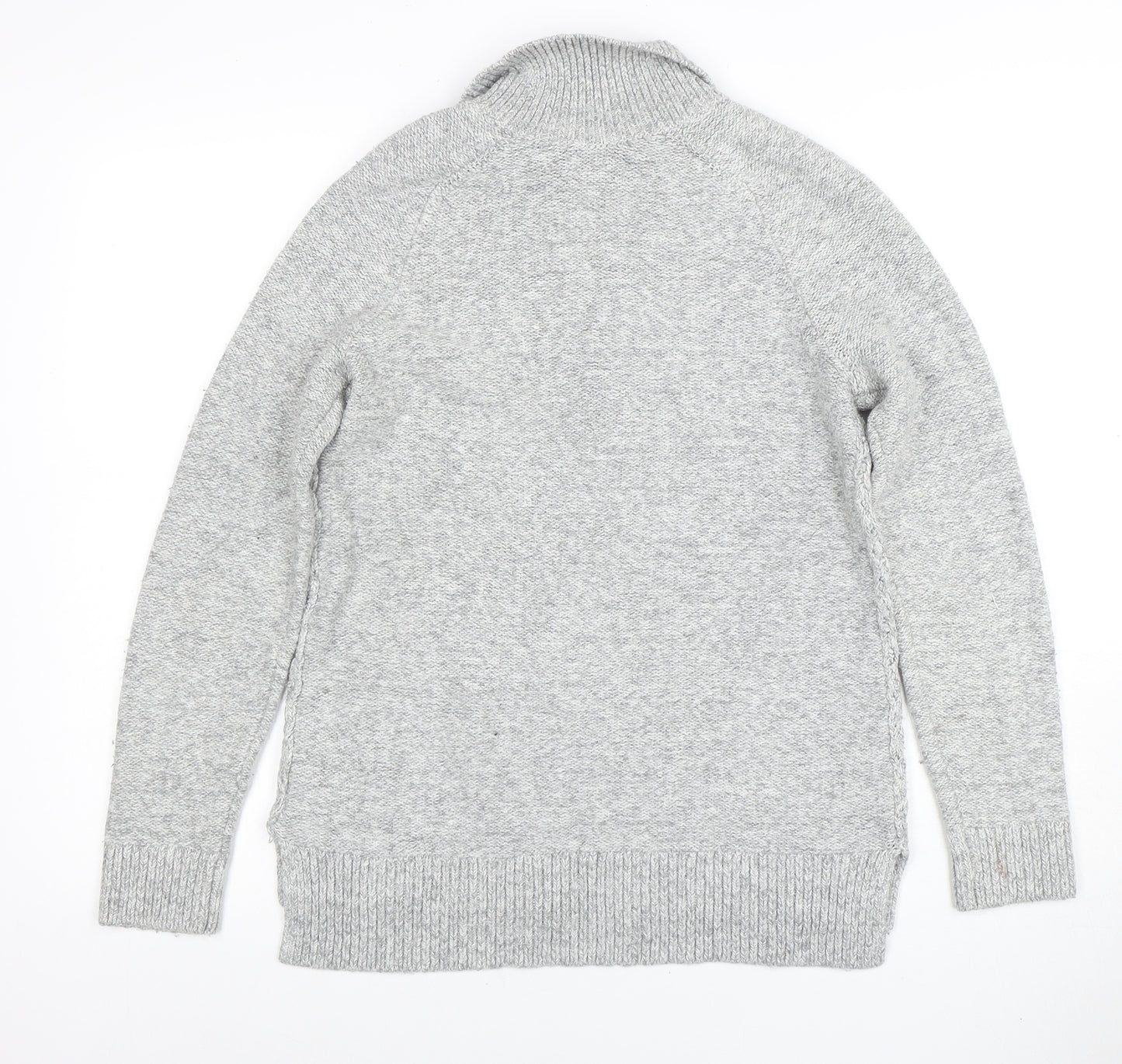 Tommy Hilfiger Men's Grey Half Zip Knit Jumper Size M
