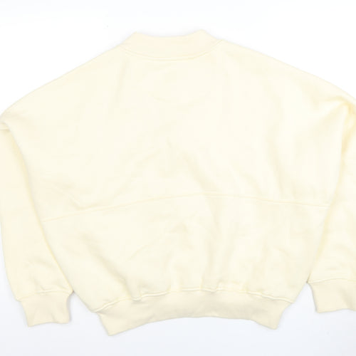 Rising Women’s Beige Full Zip Sweatshirt XS/S Cotton Blend