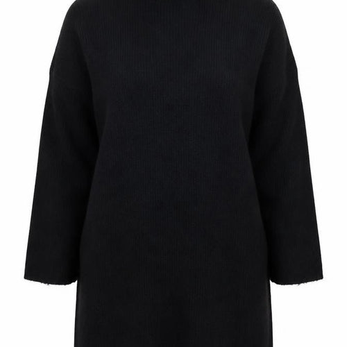 ONLY Women’s Black Roll Neck Long Sleeve Wool Blend Jumper XL