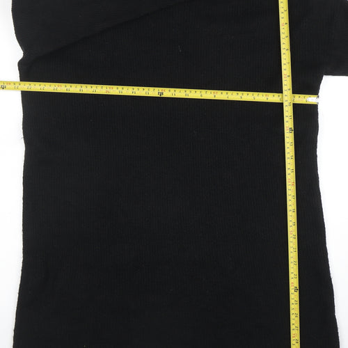 ONLY Women’s Black Roll Neck Long Sleeve Wool Blend Jumper XL