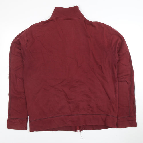 Debenhams Men’s Red Full Zip Fleece Sweatshirt Size L