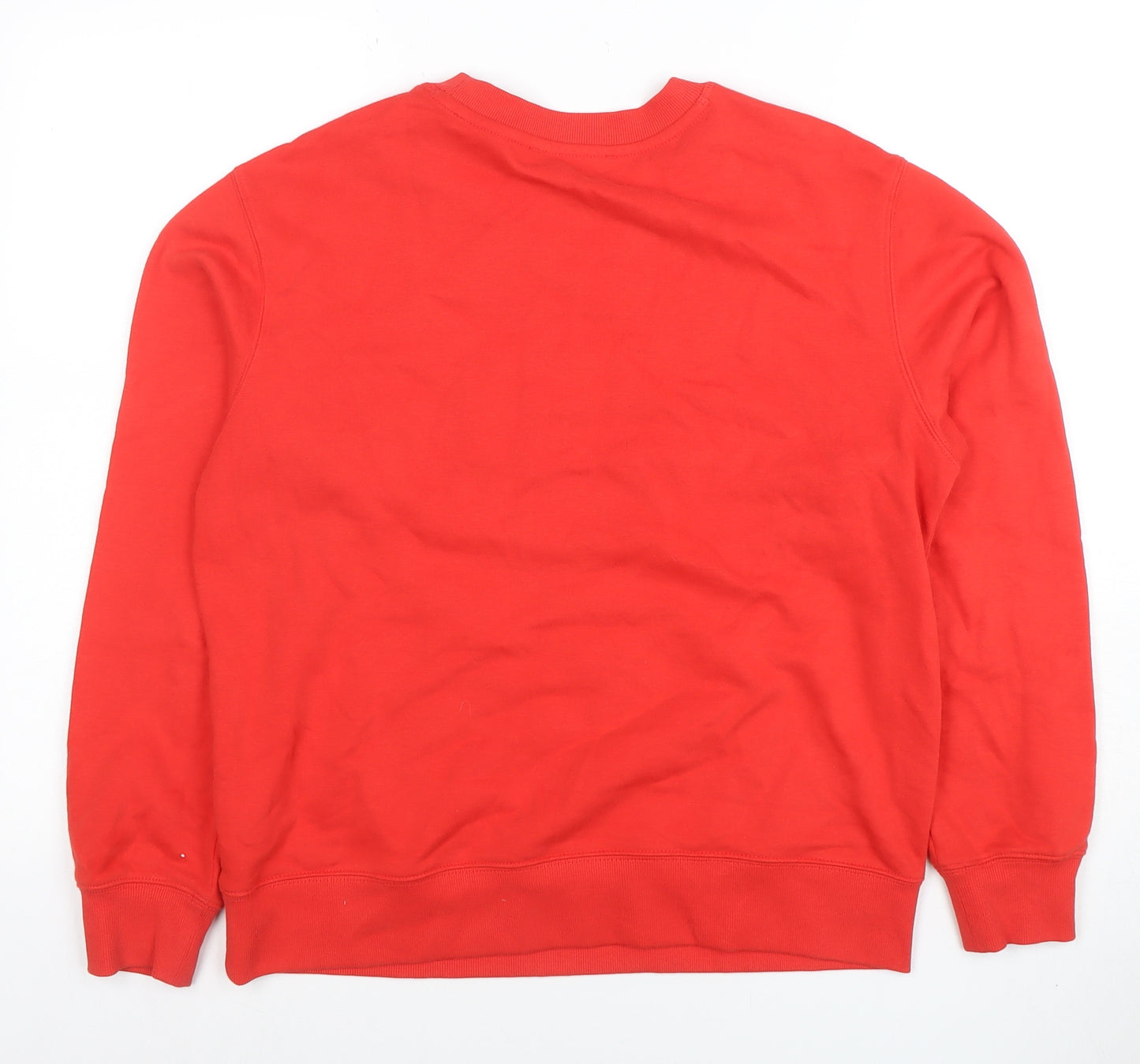 Marks and Spencer Womens Red Rhinestone Pullover Sweatshirt Size S