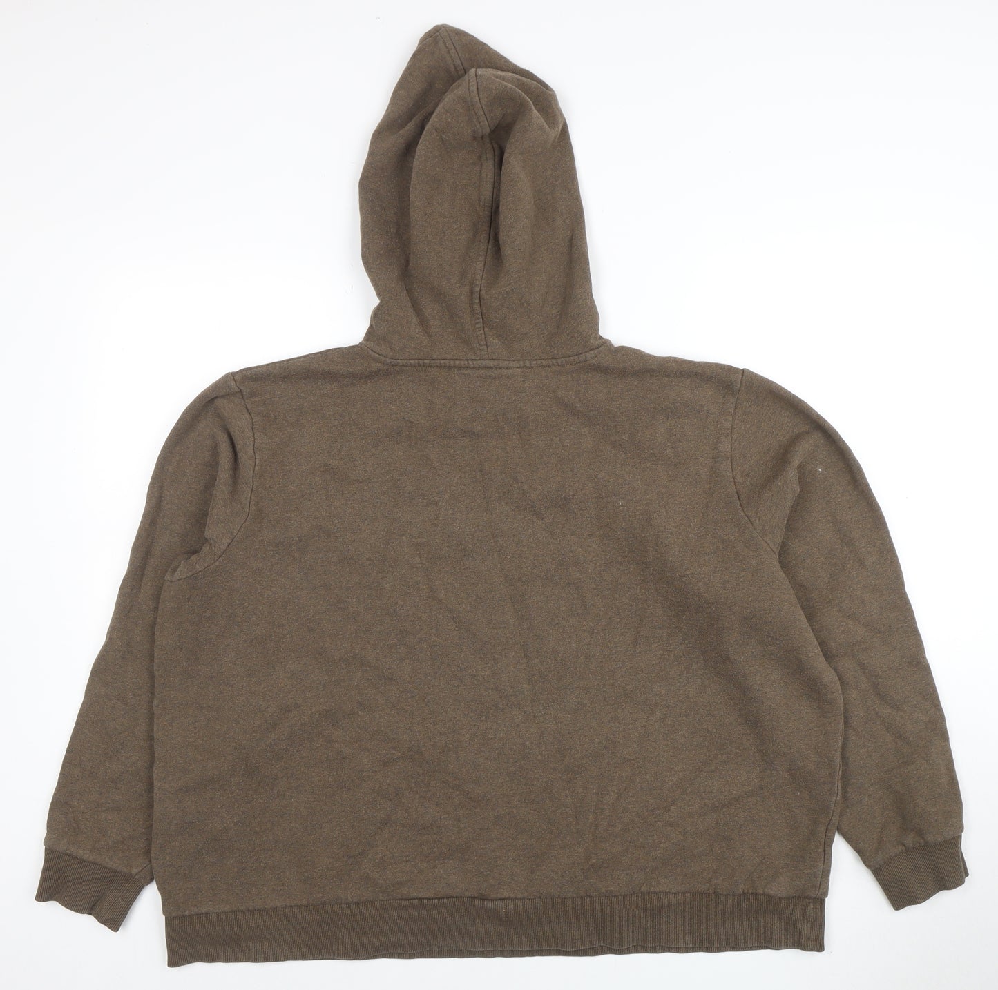 Marks and Spencer Women Brown Pullover Hoodie XL Cotton Blend