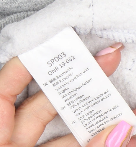 Southpole Men’s Grey NASA Pullover Hoodie Size L Regular Fit