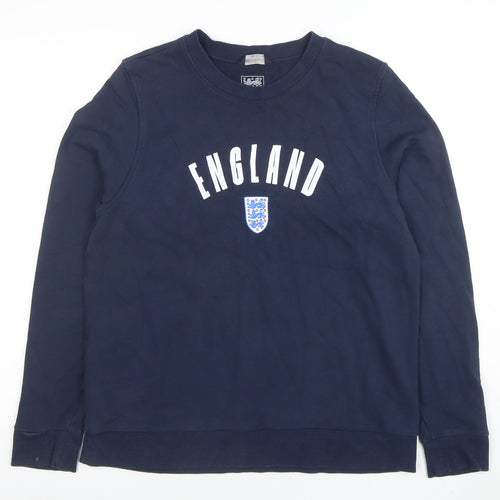 Marks and Spencer Women Navy England Crew Neck Sweatshirt Size M
