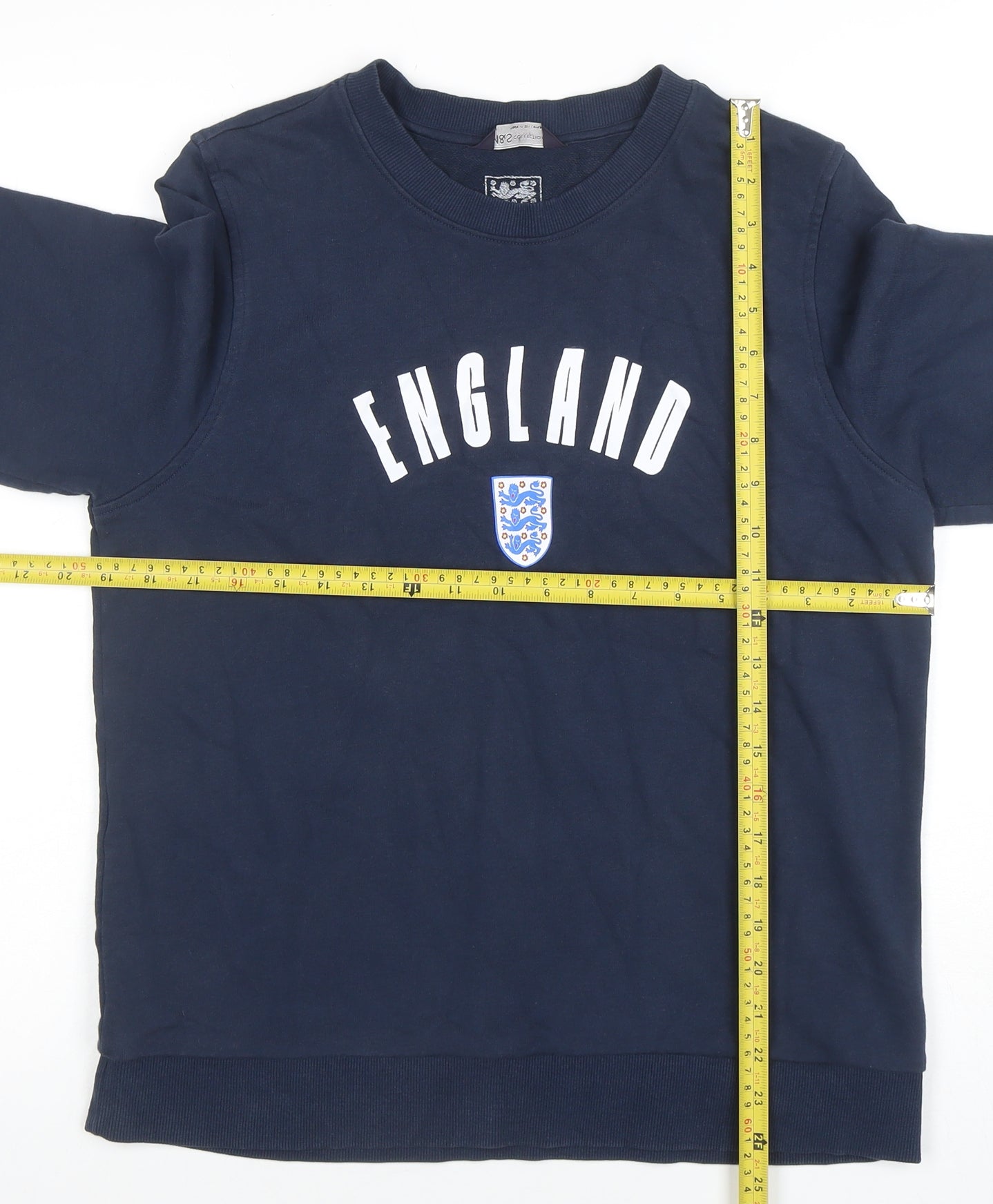 Marks and Spencer Women Navy England Crew Neck Sweatshirt Size M