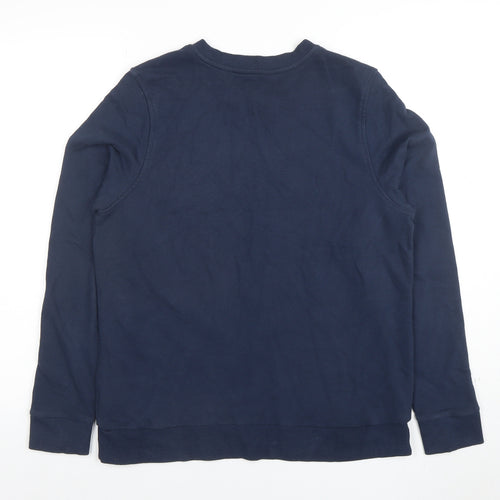 Marks and Spencer Women Navy England Crew Neck Sweatshirt Size M