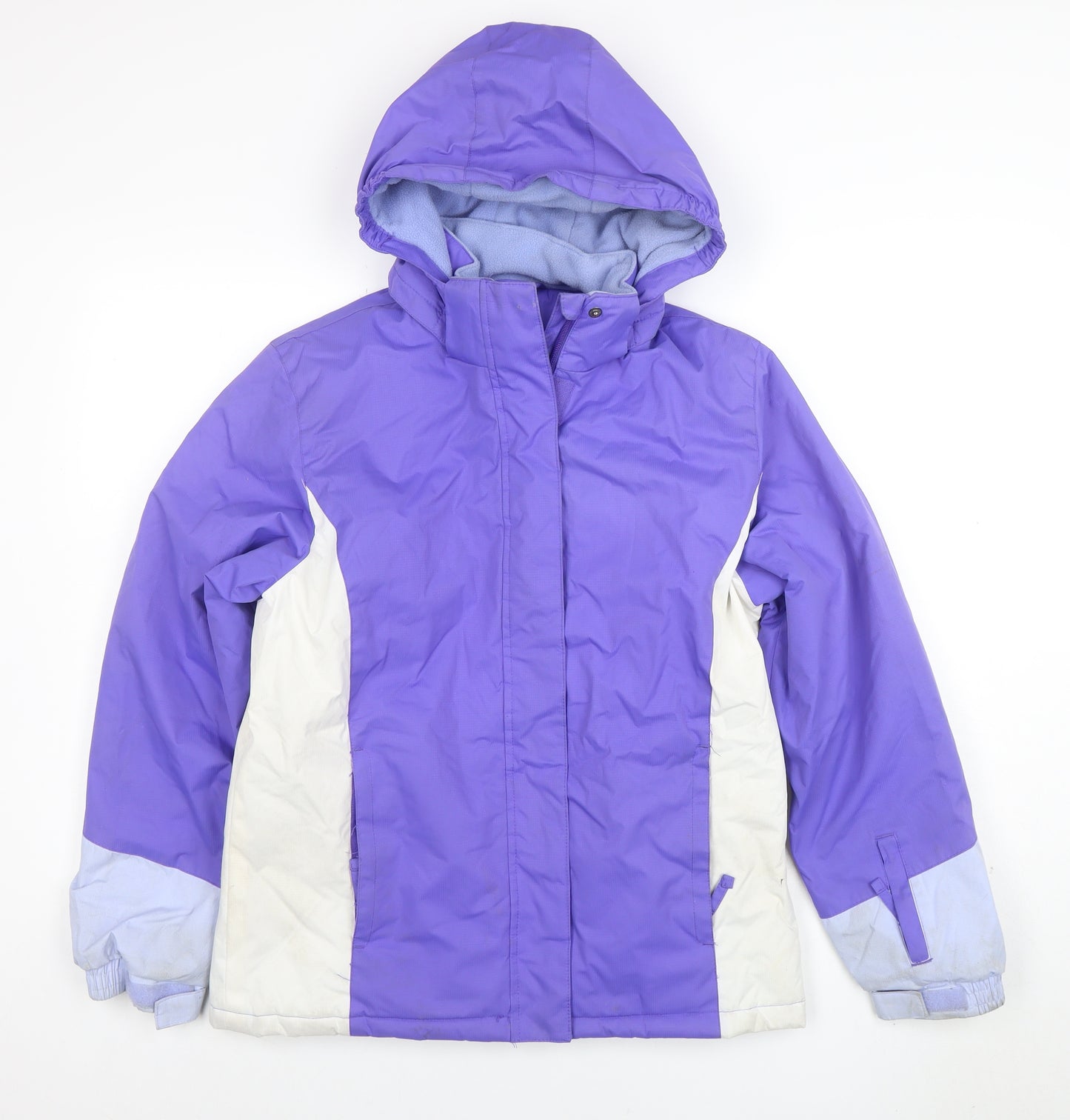 Mountain Warehouse Girls Purple Ski Jacket 13 Years Waterproof Hooded Winter Coat