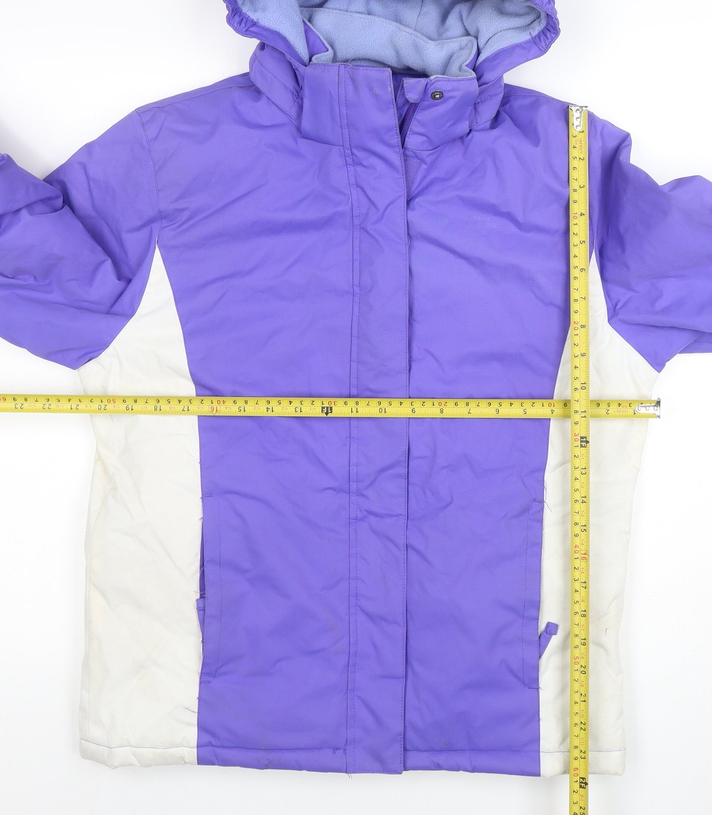 Mountain Warehouse Girls Purple Ski Jacket 13 Years Waterproof Hooded Winter Coat