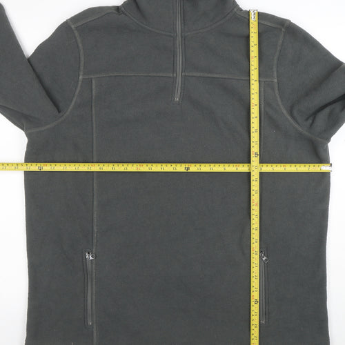 Peter Storm Mens Grey Fleece 1/2 Zip Pullover Sweatshirt L