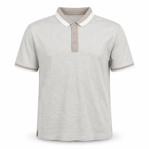 Marks and Spencer Men's Beige Short Sleeve Polo Shirt Size M
