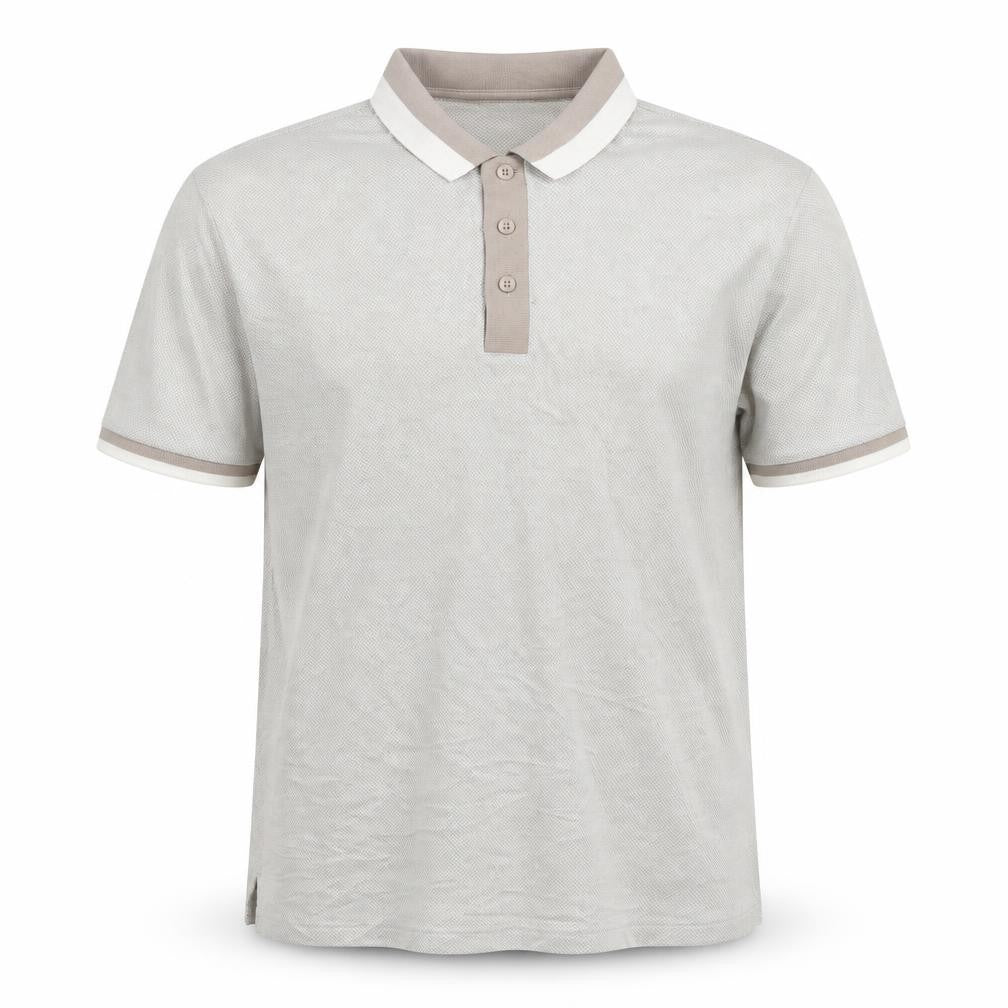Marks and Spencer Men's Beige Short Sleeve Polo Shirt Size M