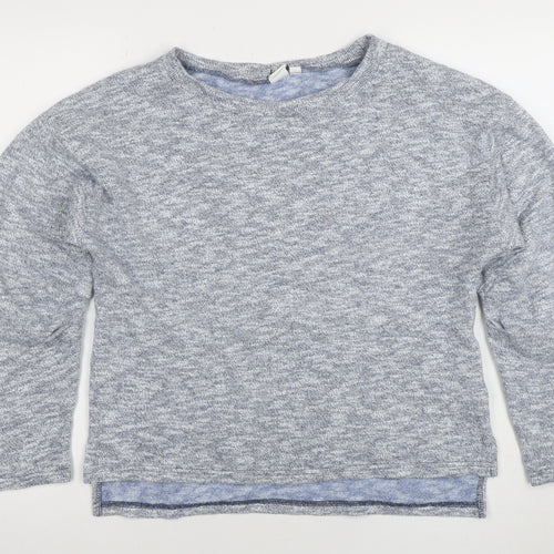 GAP Women’s Blue Knit Crew Neck Long Sleeve Pullover Jumper Size S