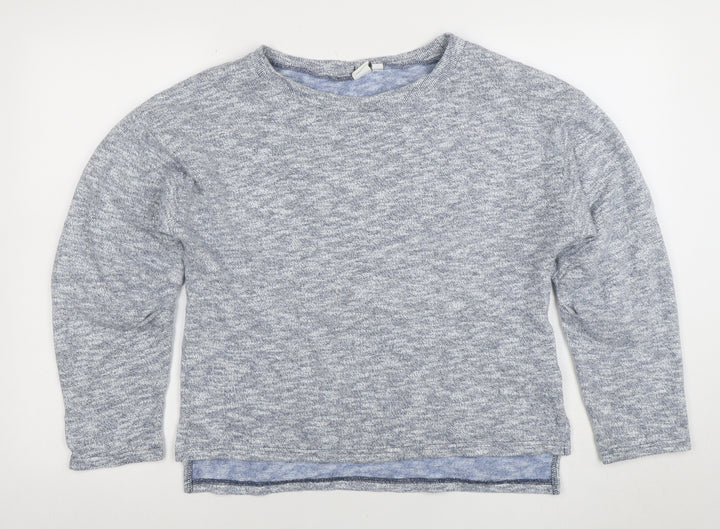 GAP Women’s Blue Knit Crew Neck Long Sleeve Pullover Jumper Size S
