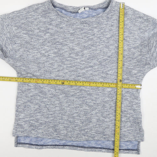 GAP Women’s Blue Knit Crew Neck Long Sleeve Pullover Jumper Size S
