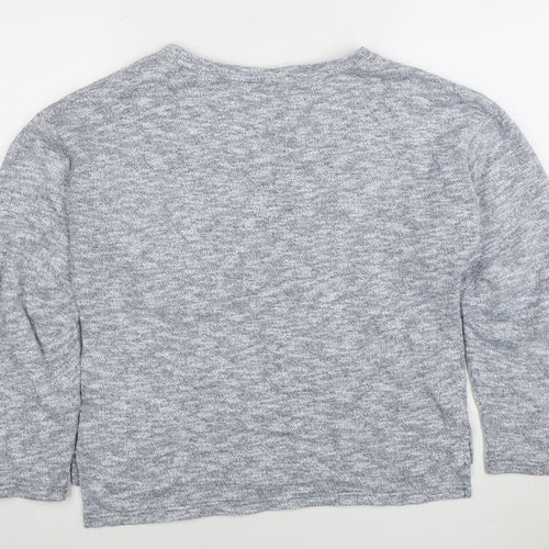 GAP Women’s Blue Knit Crew Neck Long Sleeve Pullover Jumper Size S