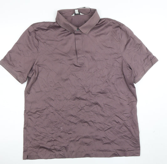 Marks and Spencer Men’s Brown XL Supima Cotton Polo Shirt
