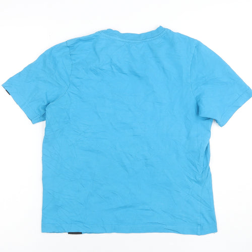 No Fear Boys Blue Graphic Skull Short Sleeve Cotton T-Shirt 13 Years