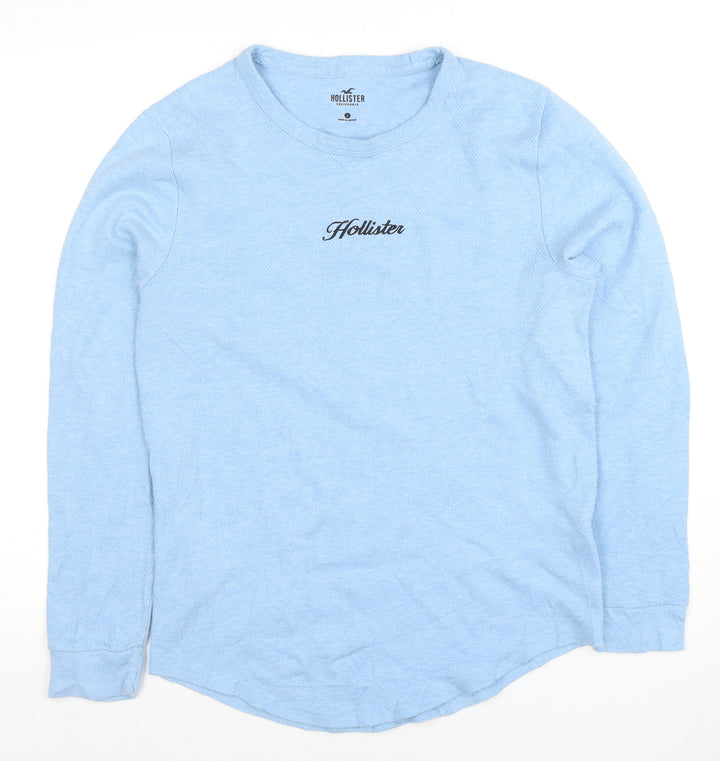 Hollister Men’s Blue Small Crew Neck Lightweight Pullover Sweatshirt