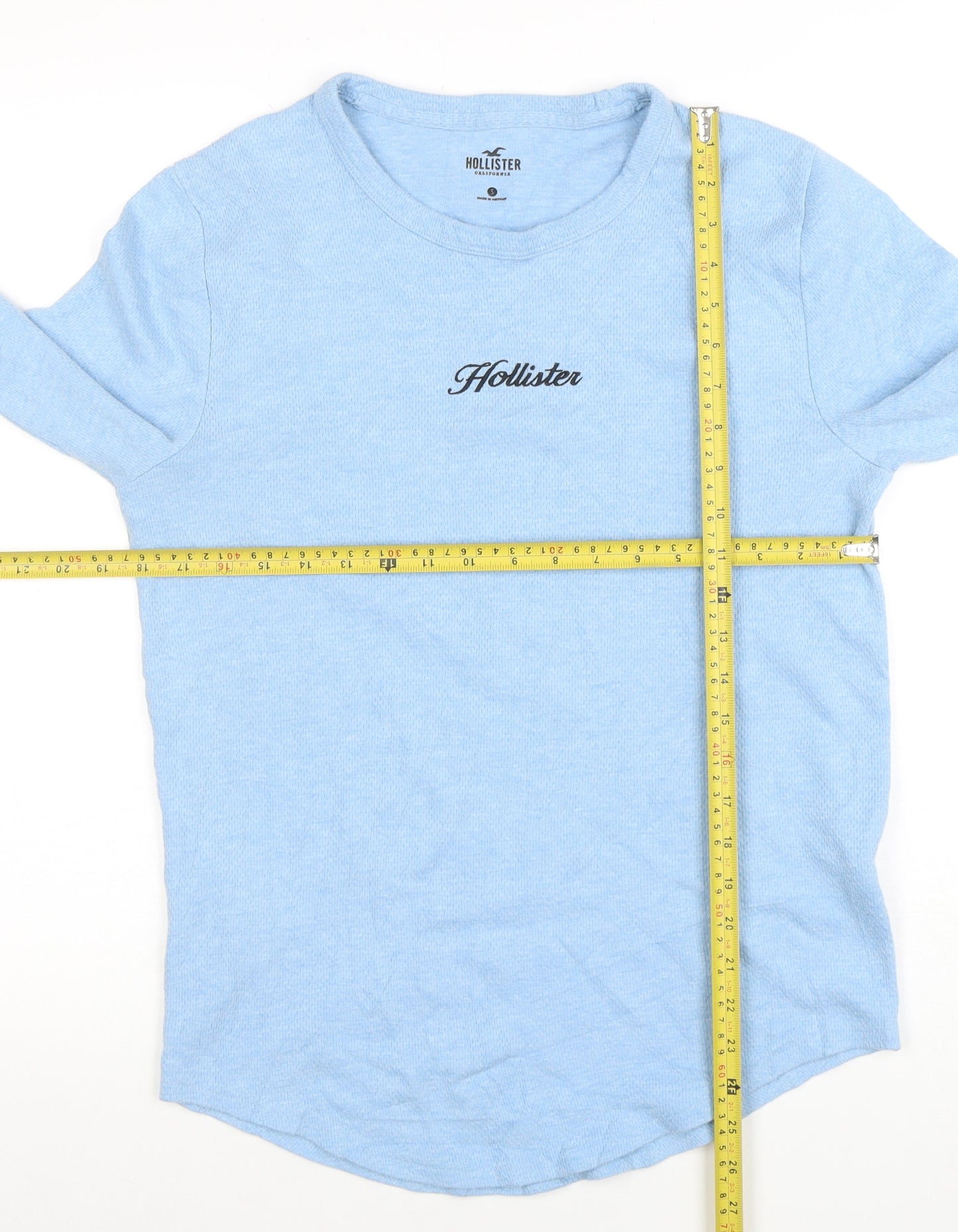 Hollister Men’s Blue Small Crew Neck Lightweight Pullover Sweatshirt