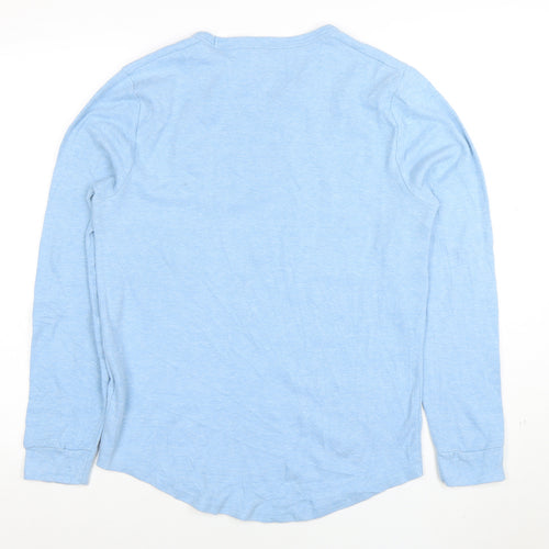 Hollister Men’s Blue Small Crew Neck Lightweight Pullover Sweatshirt