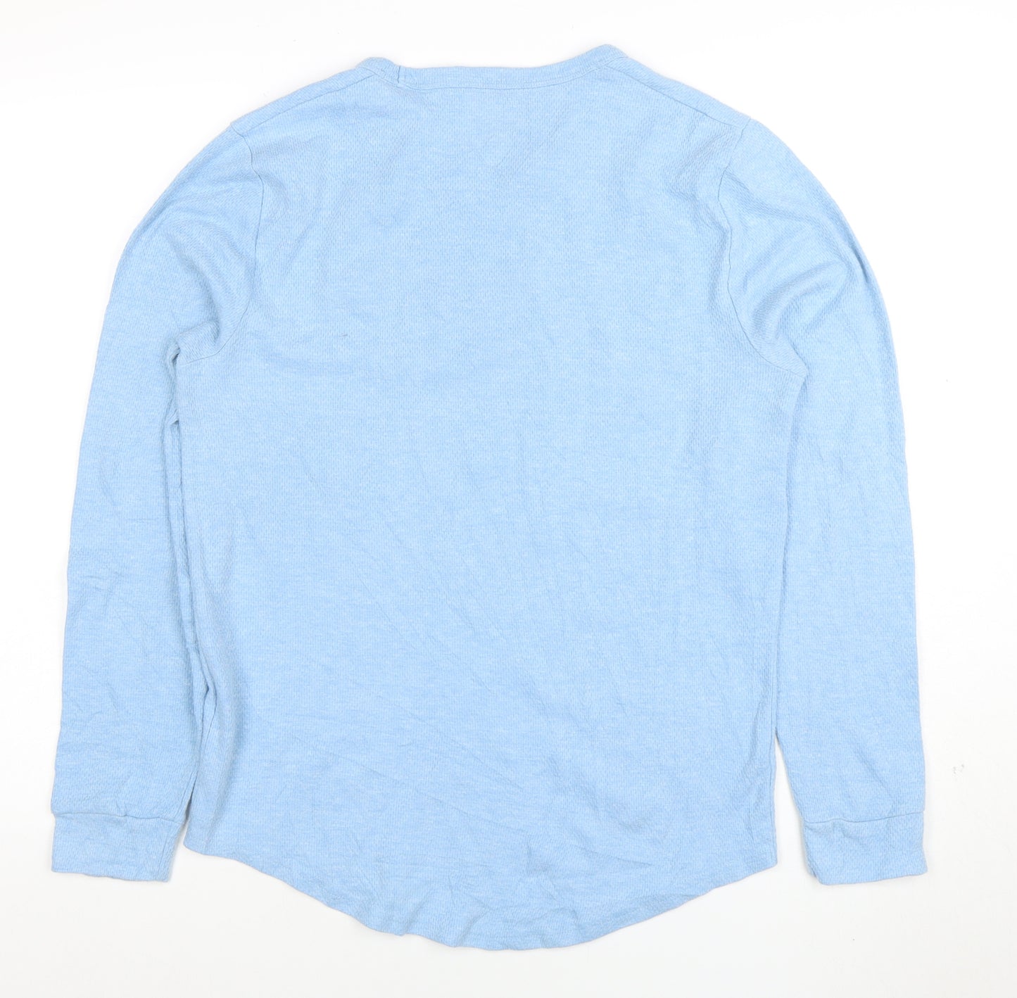 Hollister Men’s Blue Small Crew Neck Lightweight Pullover Sweatshirt