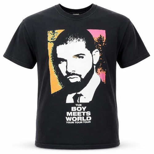 Gildan Men's Black Medium Boy Meets World Tour Graphic T-Shirt