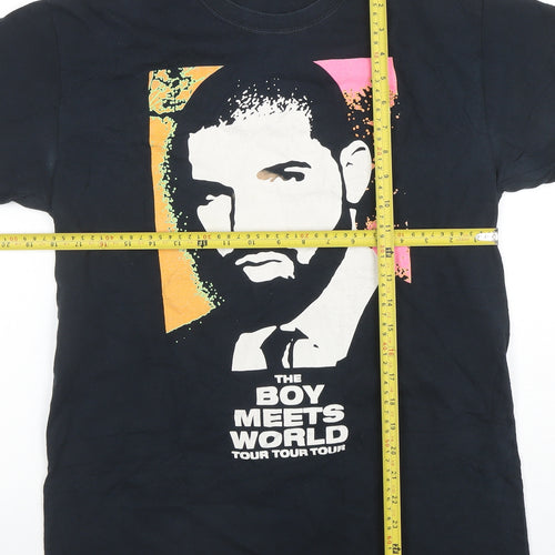 Gildan Men's Black Medium Boy Meets World Tour Graphic T-Shirt