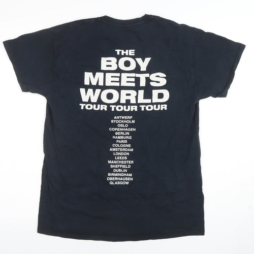 Gildan Men's Black Medium Boy Meets World Tour Graphic T-Shirt