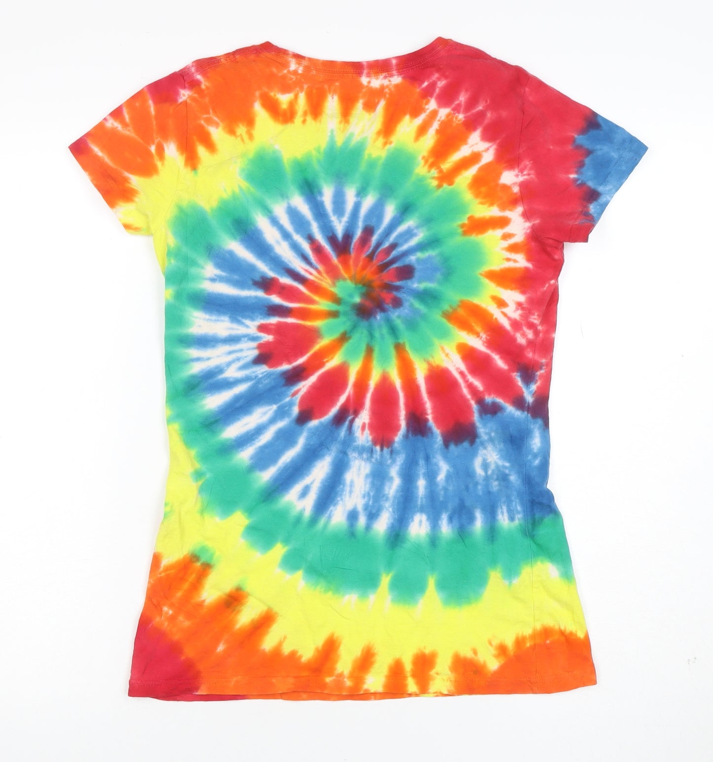 M&M's Women's Multicoloured Tie-Dye Cotton T-Shirt Size M
