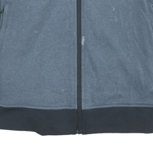 The North Face Men's Grey Full Zip Sweatshirt Jacket M